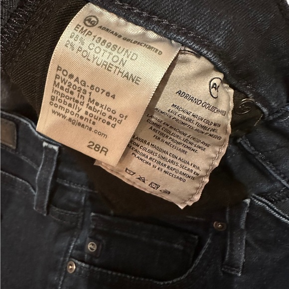 ❤️AG super skinny ankle jeans in Dark Wash - size 28 - Picture 6 of 10